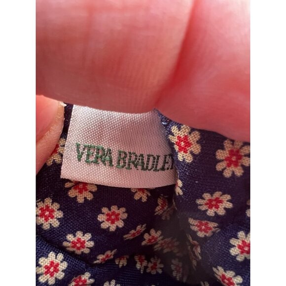 Vintage 90s Vera Bradley Americana red blue paisley sunglass case preppy classic - Picture 7 of 10